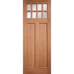 LPD Chigwell Clear Glazed Hardwood M&T Exterior Door 1981 X 762 X 44mm - MTCHICGDG30