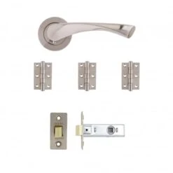 Deanta Fortuna Latch Kit - Satin - FORLAK76