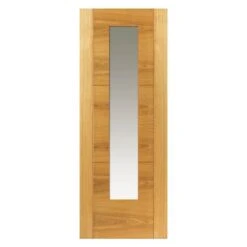 JB Kind Mistral Oak Glazed Interior Door 2040 X 626 X 40mm - OMIS626G