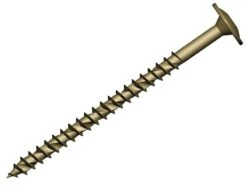 Forgefix Wafer Head Torx Compatible Construction T40 Screws Tan 8x360mm Tub 20 - FORCS8360