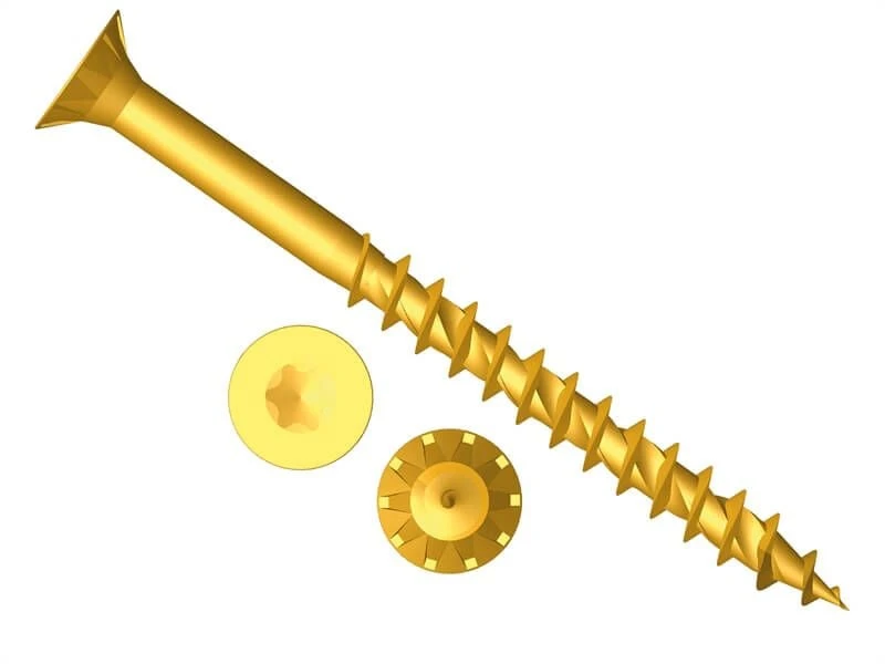 Forgefix ForgeFast Torx Compatible Elite Performance Wood Screw Zinc Yellow 4.0 X 40mm Tub 1200 - FORFFT440YT 1 Forgefix ForgeFast Torx Compatible Elite Performance Wood Screw Zinc Yellow 4.0 X 40mm Tub 1200 - FORFFT440YT