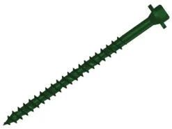 Forgefix Hexagonal/Torx Compatible Timber T30 Screws Green 7x200mm Tub 50 - FORTF7200