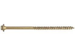 Forgefix Hexagonal/Torx® Compatible Timber T30 Screws Tan 7x250mm Tub 40 - FFTF7250T