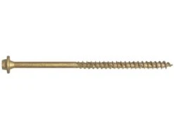 Forgefix Hexagonal/Torx® Compatible Timber T30 Screws Tan 7x100mm Tub 50 - FFTF7100T