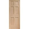 XL Joinery Colonial 6 Panel Internal Oak Door 1981 X 686 X 35mm - INTOCOL27