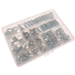 Jubilee Workshop Pack 143 Assorted Hose Clips (Mild Steel) - JUBHCP