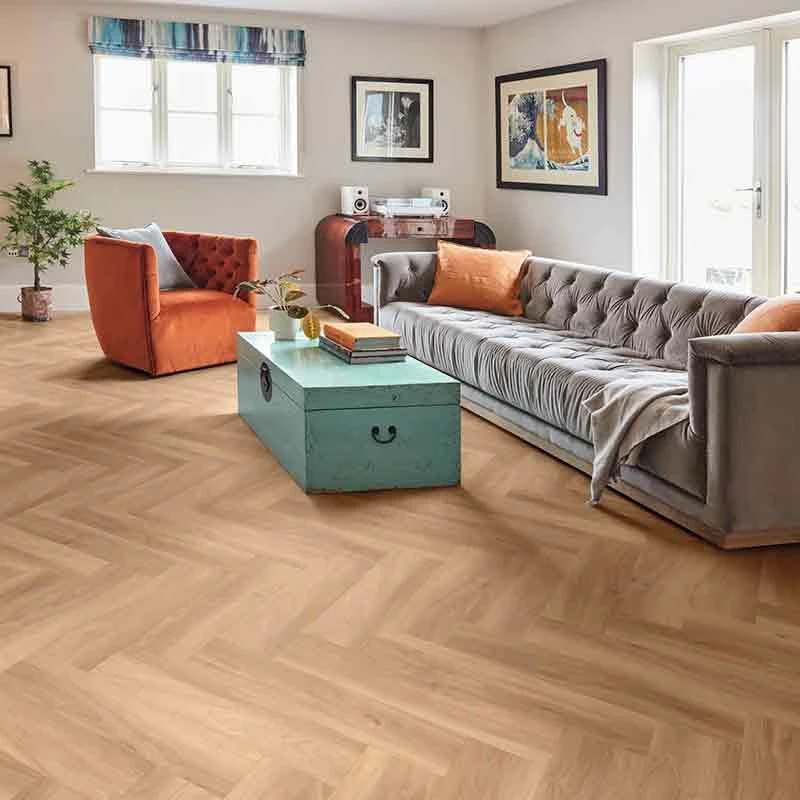 Karndean Palio Core Genna Herringbone Vinyl Flooring 596 X 149mm - 22 Planks - SM-RCP6550 1 Karndean Palio Core Genna Herringbone Vinyl Flooring 596 X 149mm - 22 Planks - SM-RCP6550