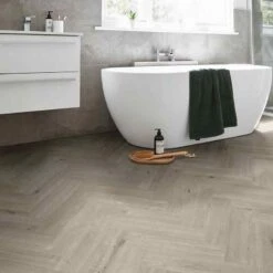 Karndean Palio Core Monza Herringbone Vinyl Flooring 596 X 149mm - 22 Planks - SM-RCP6551