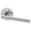 XL Joinery Loire Bathroom Door Handle Pack With Lock-75mm Latch - LOIREBP75