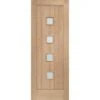 XL Joinery Siena Double Glazed External Oak Door (M&T) With Obscure Glass 2032 X 813 X 44mm - MTOSIE32DG