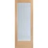 XL Joinery Suffolk Original Internal 1 Light Pre-Finished Oak Door With Clear Etched Glass-1981 X 838 X 35mm (33") - OPFGOSUFP1033