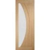 XL Joinery Salerno Pre-Finished Internal Oak Door With Clear Glass 1981 X 838 X 35mm - PFGOSAL33