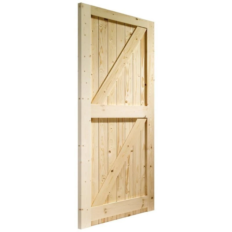 JB Kind Softwood Framed, Ledged And Braced External Door 1981 X 610 X 44mm - PFLB202 4 JB Kind Softwood Framed, Ledged And Braced External Door 1981 X 610 X 44mm - PFLB202 - Image 4