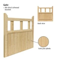 JB Kind Softwood Boarded Gate 1067 X 1067 X 42mm - PGA3636 -Bostitch Store p g pga3636 3