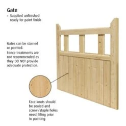 JB Kind Softwood Boarded Gate 1067 X 1067 X 42mm - PGA3636 -Bostitch Store p g pga3636 4