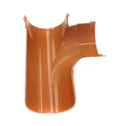 Polypipe Underground Drainage 110mm 87 Degree Double Socket Channel Junction, Right Hand