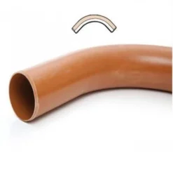 Polypipe Underground Drainage 110mm 11 Degree Plain Ended Long Radius Bend