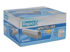 Rapid 36/14 14mm DP X 5m White Staples Box 5 X 1000 - RPD3614W