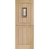 XL Joinery Chancery Stable Triple Glazed External Oak Door (M&T) With Brass Caming 1981 X 762 X 44mm - TGOSTAC30