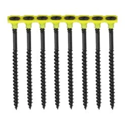 Timco Collated Drywall Timber Stud Plasterboard Screws - PH - Bugle - Coarse Thread - Black Box 1000pcs - 3.5 X 38 - 00038COLDYS