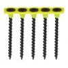 Timco Collated Drywall Timber Stud Plasterboard Screws - PH - Bugle - Coarse Thread - Black Box 1000pcs - 3.5 X 50 - 00050COLDYS