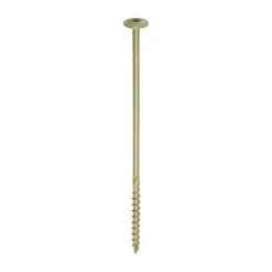 Timco Timber Frame Construction & Landscaping Screws - Wafer - Exterior - Green Organic Box 50pcs - 8.0 X 225 - 225INW