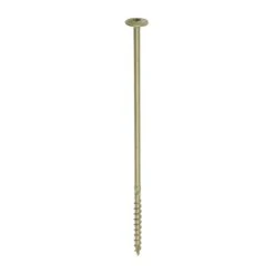 Timco Timber Frame Construction & Landscaping Screws - Wafer - Exterior - Green Organic Box 50pcs - 8.0 X 250 - 250INW
