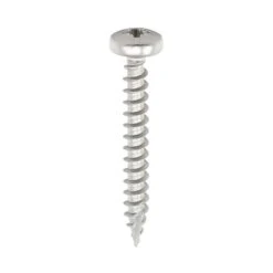 Timco Classic Multi-Purpose Screws - PZ - Pan Head - A2 Stainless Steel Box 200pcs - 5.0 X 50 - 50050CLAPSS