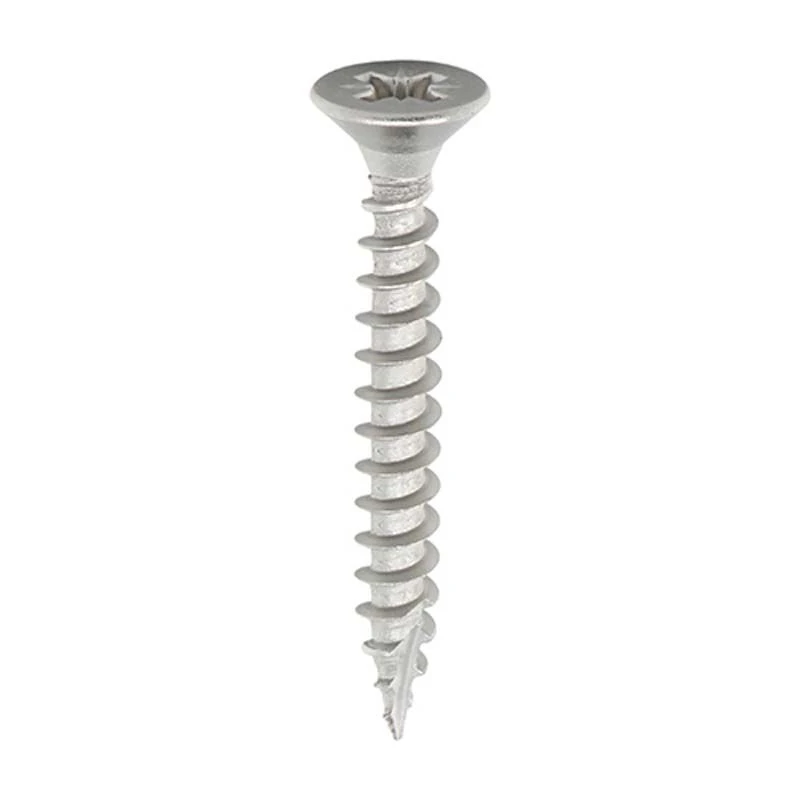 Timco Classic Multi-Purpose Screws - PZ - Double Countersunk - A2 Stainless Steel Box 200pcs - 6.0 X 70 - 60070CLASS 1 Timco Classic Multi-Purpose Screws - PZ - Double Countersunk - A2 Stainless Steel Box 200pcs - 6.0 X 70 - 60070CLASS