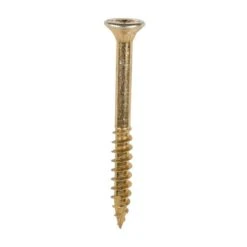 Timco C2 Clamp-Fix Multi-Purpose Premium Screws - TX - Double Countersunk - Yellow 100pcs Box - 8.0 X 80 - 80080C2C