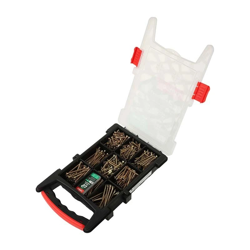 Timco C2 Strong-Fix Multi-Purpose Premium Screws - Mixed Grab Pack - PZ - Double Countersunk - Yellow Tray 600pcs - 600pcs - C2GPACK 3 Timco C2 Strong-Fix Multi-Purpose Premium Screws - Mixed Grab Pack - PZ - Double Countersunk - Yellow Tray 600pcs - 600pcs - C2GPACK - Image 3