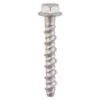 Timco Multi-Fix Masonry Bolts - Hex Flange - Exterior - Silver Box 100pcs - 6.0 X 50 - MF650
