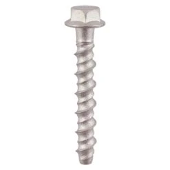 Timco Multi-Fix Masonry Bolts - Hex Flange - Exterior - Silver Box 100pcs - 6.0 X 50 - MF650