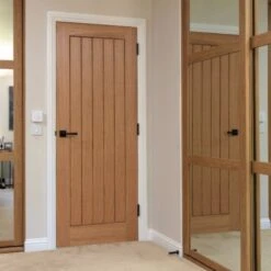 JB Kind Thames Oak Interior Fire Door 2040 X 726 X 44mm - VOTHA726FD30 -Bostitch Store v o votha726fd30 4