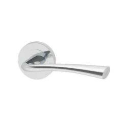 XL Joinery Weser PCP Lever / Round Rose T/R Bathroom Handle Pack (65)-65mm Latch - WESERBP65