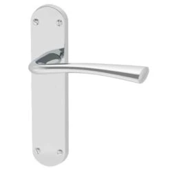 XL Joinery Weser PCP Lever / Bath Plate Handle Pack (65)-75mm Latch - WESERBP75-BP