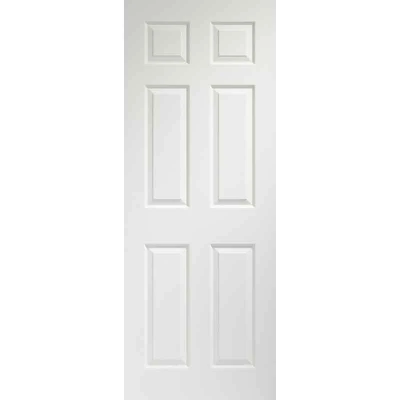 XL Joinery Colonist 6 Panel Internal White Moulded Door 2040 X 826 X 40mm - WM6P826 1 XL Joinery Colonist 6 Panel Internal White Moulded Door 2040 X 826 X 40mm - WM6P826